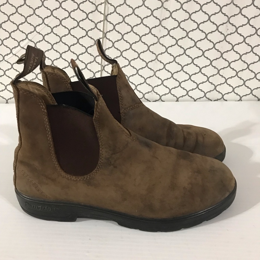 Blundstone Men's Brown Chelsea Boot - Slip-On Comfort Size AU6